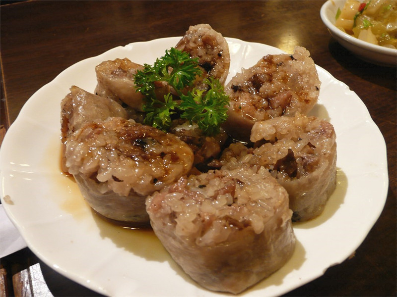 普宁猪肠胀糯米